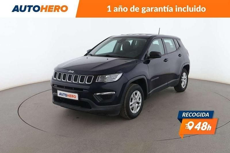 Azul Usado 2018 Jeep Compass Sport SUV | 14.899 € (Precio justo) - Imagen 1/3