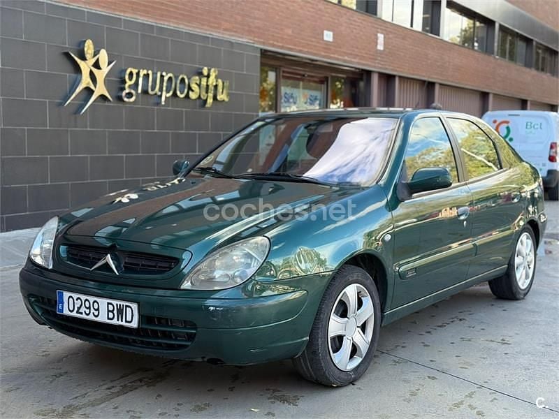 Verde Usado 2002 Citroën Xsara Exclusive Berlina | 1600 € (Buen precio) - Imagen 1/4