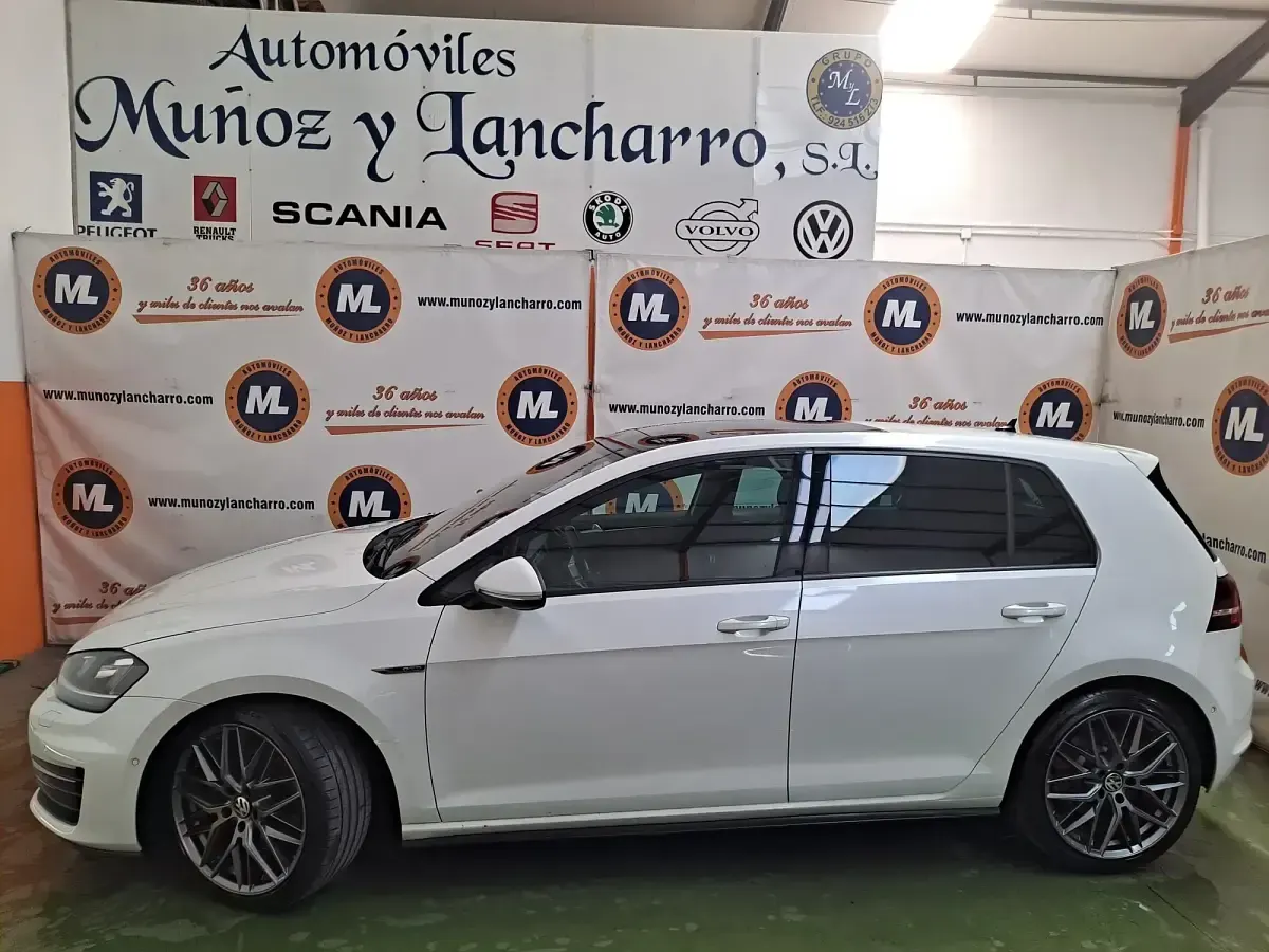 Usado VW Golf VII GTD 184 CV (135 kW) 2014 Blanco Berlina