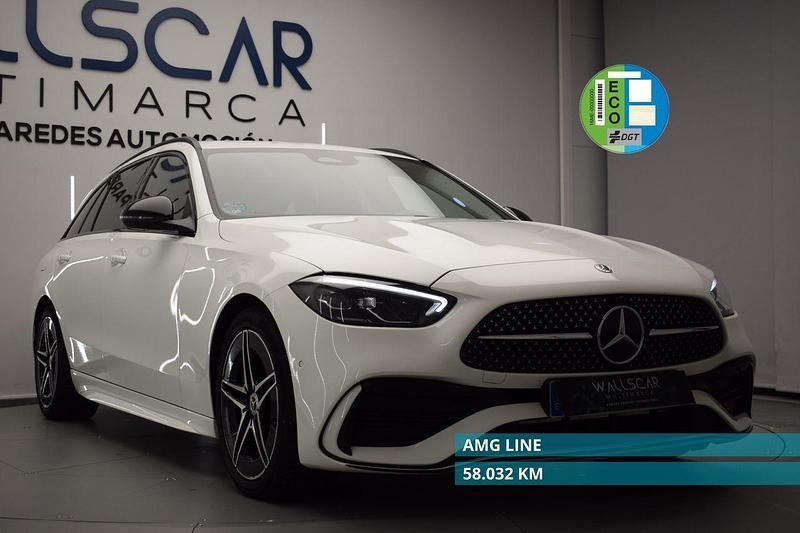 Usado Mercedes C220 200 CV (147 kW) 2022 Blanco Familiar