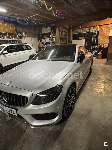 Käytetty Mercedes C220 AMG line 170 HP (125 kW) 2016 Harmaa Coupe - kaksiovinen