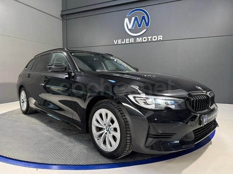 Usado BMW 320 184 CV (135 kW) 2021 Negro Familiar