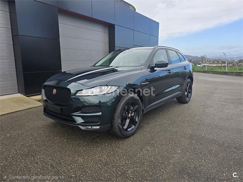 Usado Jaguar F-Pace Prestige 180 CV (132 kW) 2017 Verde SUV