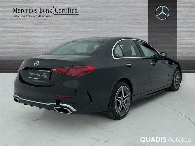 Usado Mercedes C300e AMG line 313 CV (230 kW) 2024 Negro obsidiana