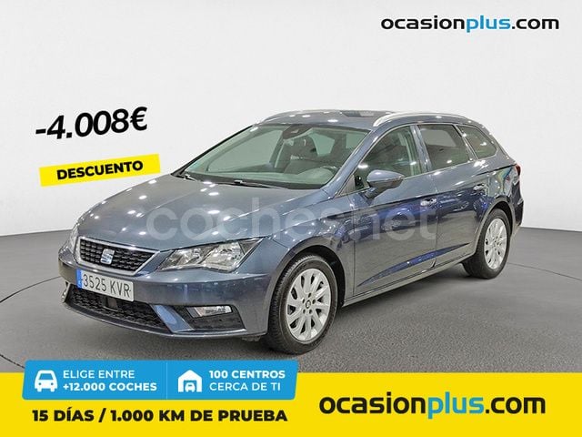 Gris / plata Usado 2019 Seat Leon Style Familiar | 12.200 € (Buen precio) - Imagen 1/4