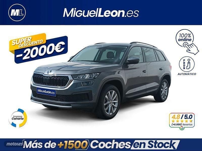 Gris / plata Usado 2024 Skoda Kodiaq Ambition SUV | 24.985 € (Super precio) - Imagen 1/3