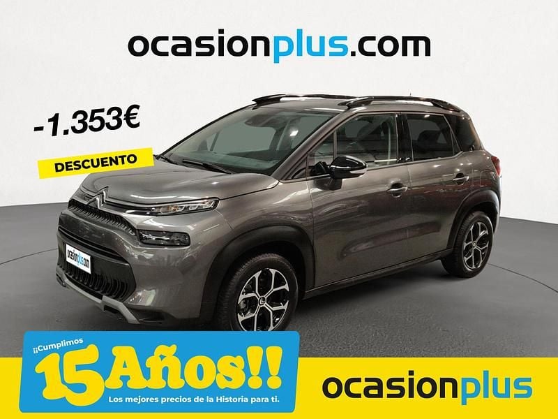 Gris Usado 2024 Citroën C3 Aircross PureTech SUV | 14.890 € (Precio justo) - Imagen 1/4