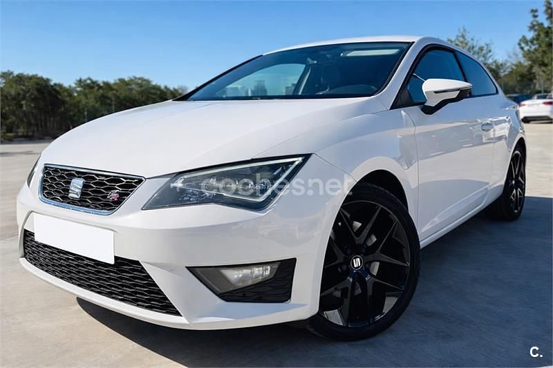 Usado Seat Leon FR 180 CV (132 kW) 2016 Blanco Berlina