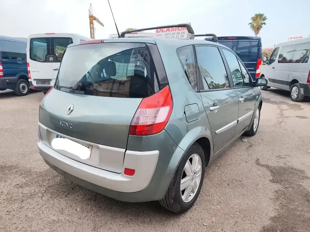 Brugt Renault Grand Scénic II Expression 130 HK (95 kW) 2007 Grøn MPV