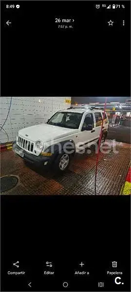 Usado Jeep Cherokee Limited 163 CV (119 kW) 2008 Blanco SUV