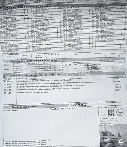 Usado Peugeot 206 70 CV (51 kW) 2003 Gris / plata Berlina