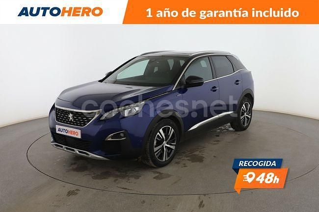 Azul Usado 2019 Peugeot 3008 GT-line SUV | 21.299 € (Un poco caro) - Imagen 1/4