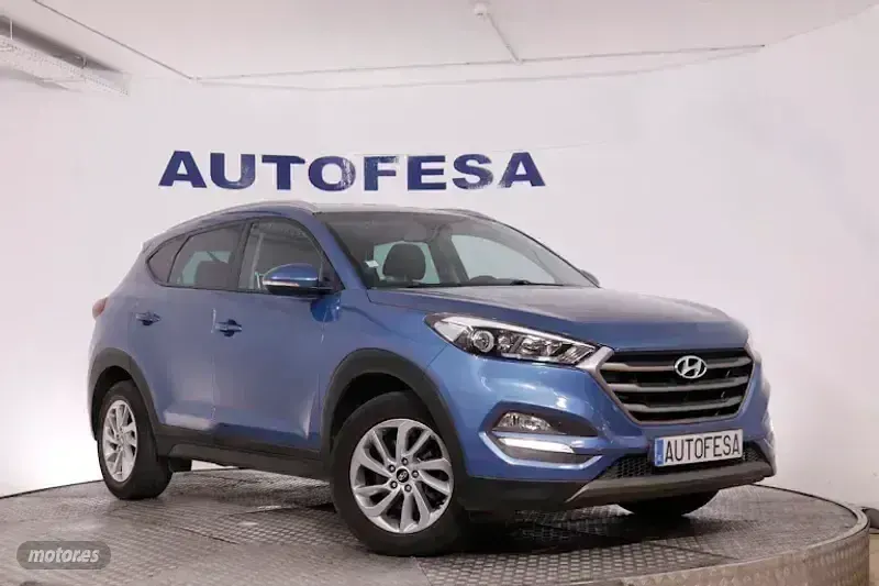 Usado Hyundai Tucson 116 CV (85 kW) 2016 Azul SUV