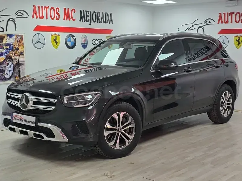 Usado Mercedes GLC200 163 CV (119 kW) 2020 Negro SUV