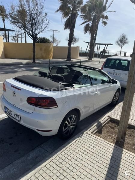 Usado VW Golf Cabriolet 110 CV (80 kW) 2015 Blanco Descapotable