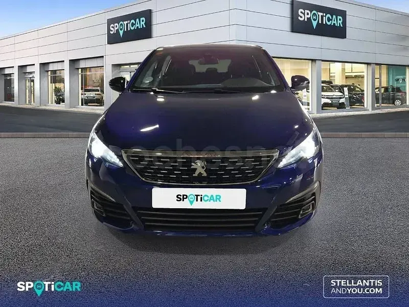 Usado Peugeot 308 GT-line 130 CV (95 kW) 2019 Azul Berlina