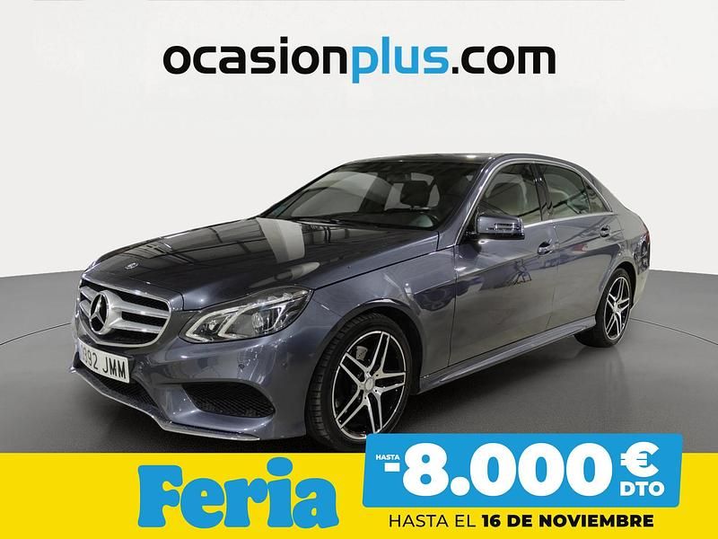 Gris Usado 2016 Mercedes E220 AMG Berlina | 21.300 € (Un poco caro) - Imagen 1/4