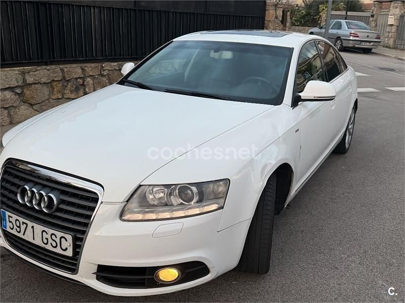 Usado Audi A6 Premium 170 CV (125 kW) 2009 Blanco Berlina