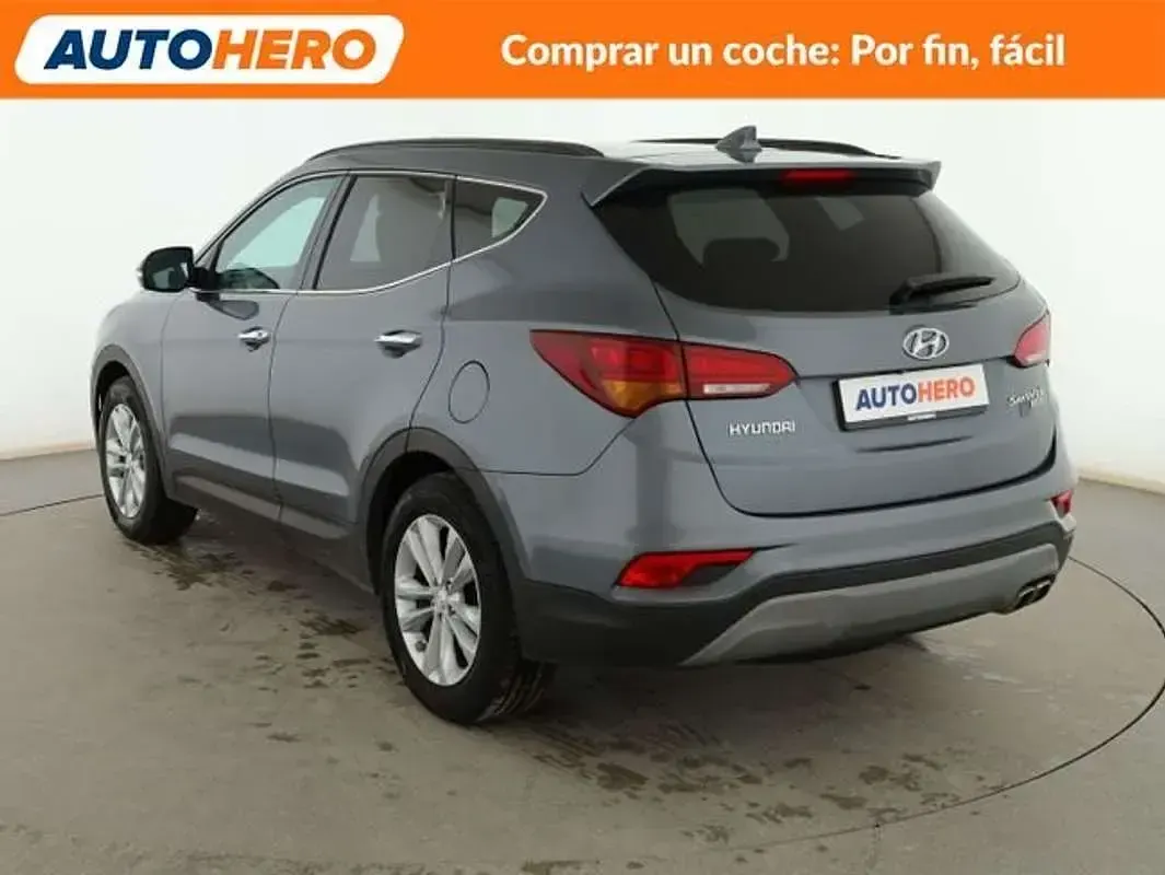Usado Hyundai Santa Fe 201 CV (147 kW) 2017 Gris SUV