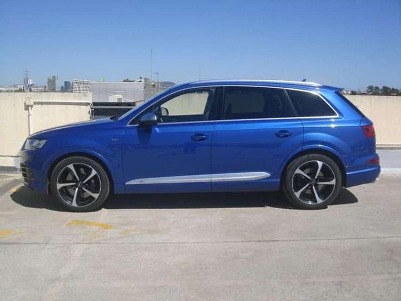 Usado Audi Q7 S-Line 435 CV (319 kW) 2017 Azul SUV