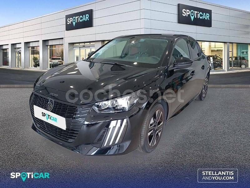 Negro Usado 2024 Peugeot 208 Allure Utilitario | 16.490 € (Precio justo) - Imagen 1/4