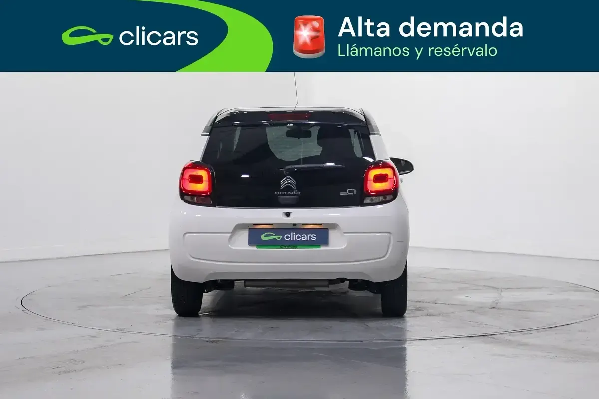 Usado Citroën C1 Origins 72 CV (52 kW) 2019 Blanco Utilitario