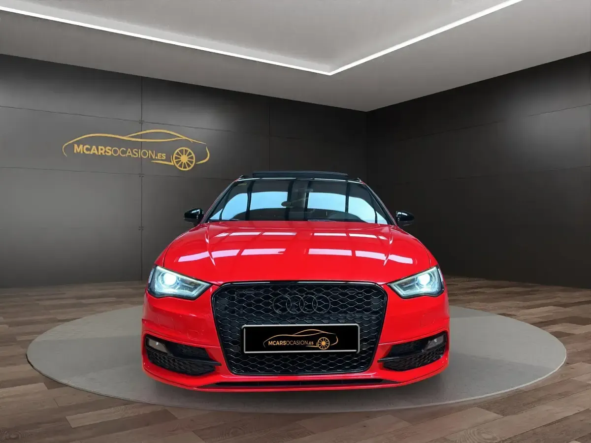 Usado Audi A3 S-Line 184 CV (135 kW) 2014 Rojo Berlina