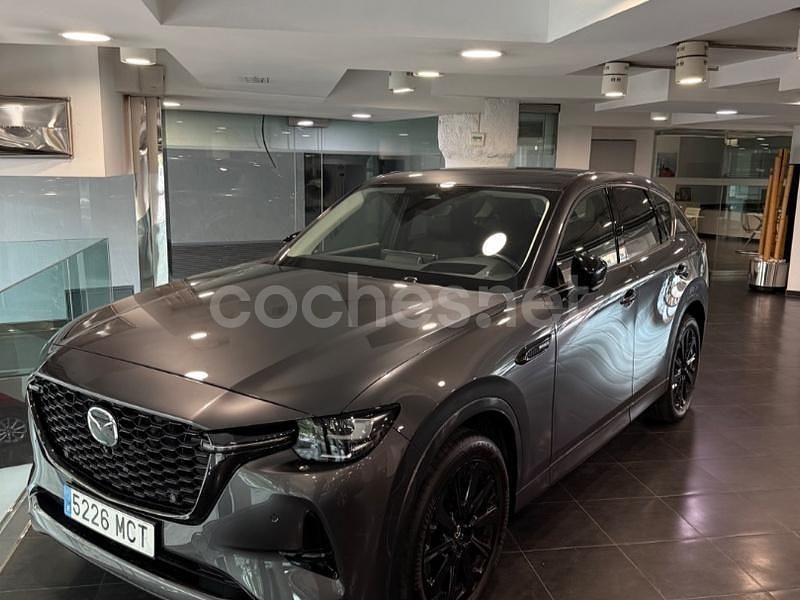 Gris / plata Usado 2022 Mazda CX-60 Homura-Line SUV | 44.990 € (Un poco caro) - Imagen 1/4