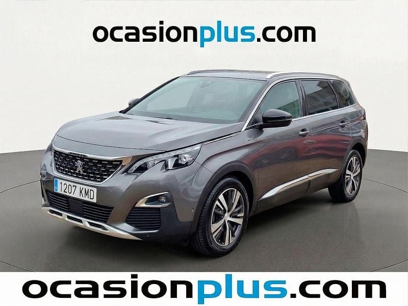 Usado Peugeot 5008 GT-line 131 CV (96 kW) 2018 Gris plata SUV