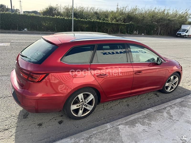Usado Seat Leon ST FR 130 HP (95 kW) 2018 Vermelho Carrinha