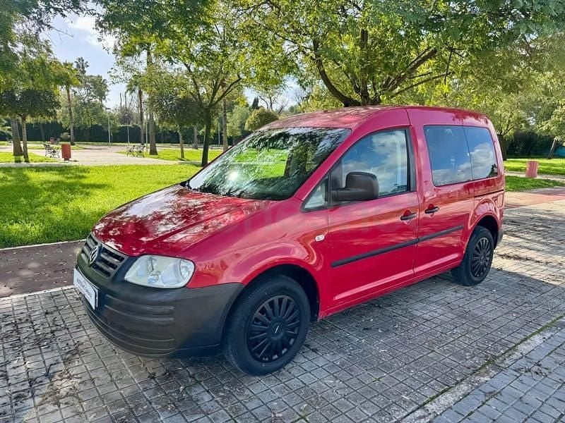 Usado VW Caddy Life 105 CV (77 kW) 2009 Rojo Monovolumen