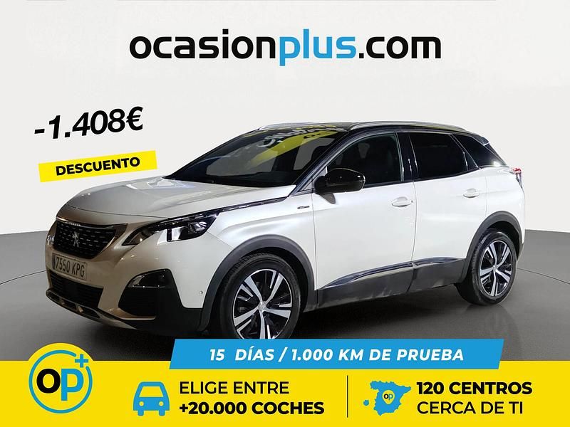 Blanco Usado 2018 Peugeot 3008 GT-line SUV | 15.490 € (Un poco caro) - Imagen 1/4