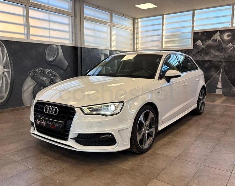 Usado Audi A3 S-Line 110 CV (80 kW) 2016 Blanco Berlina