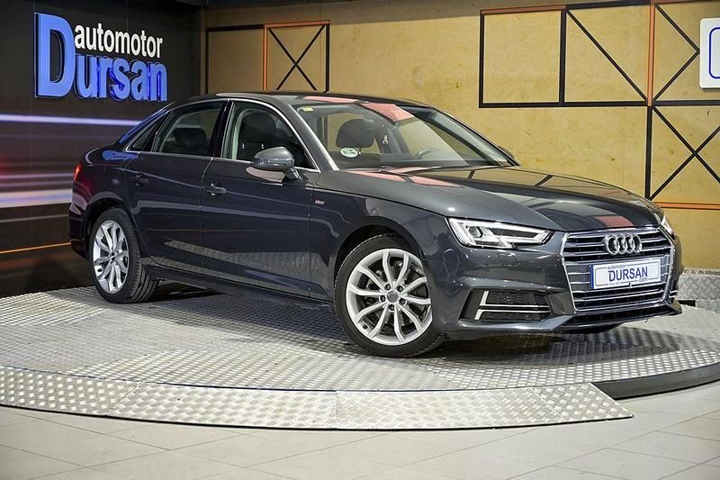 Usado Audi A4 S-Line 150 CV (110 kW) 2018 Gris Familiar