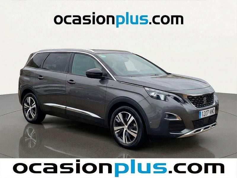 Usado Peugeot 5008 GT-line 131 CV (96 kW) 2018 Gris plata SUV