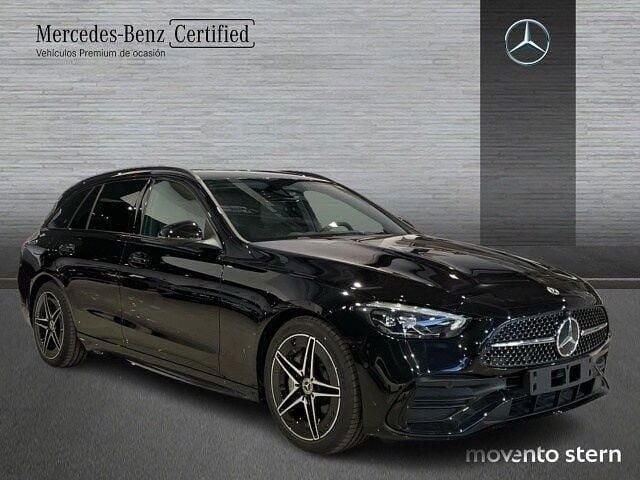 Nuevo Mercedes C220 AMG line 200 CV (147 kW) 2025 Negro Familiar