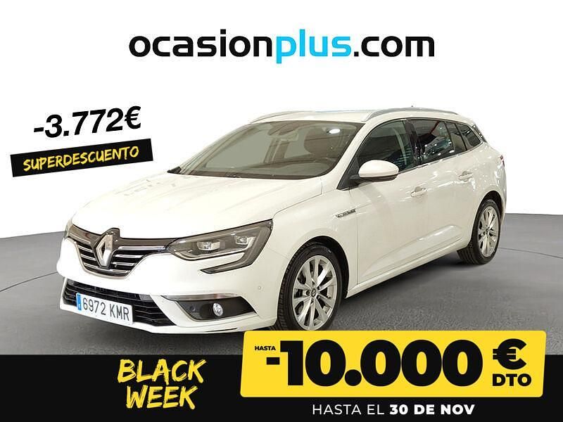 Blanco Usado 2018 Renault Mégane GrandTour Zen Familiar | 15.200 € (Precio justo) - Imagen 1/4