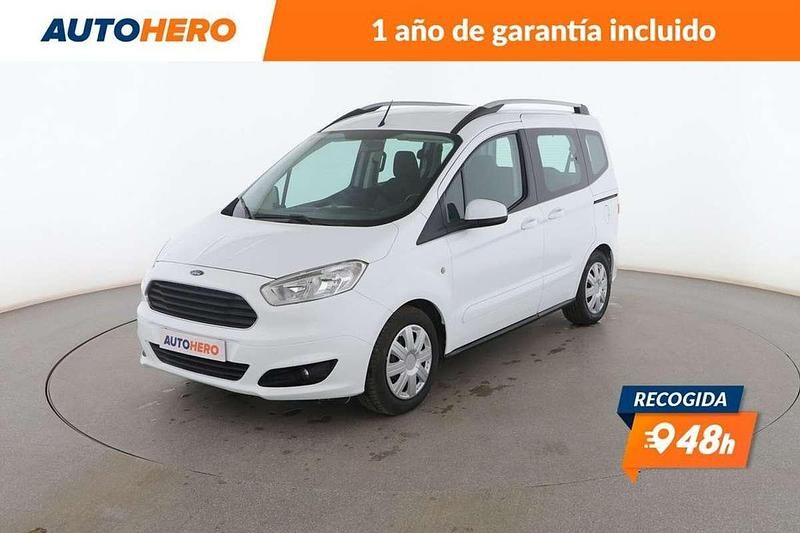 Blanco Usado 2016 Ford Tourneo Courier Trend Monovolumen | 11.899 € (Precio justo) - Imagen 1/3