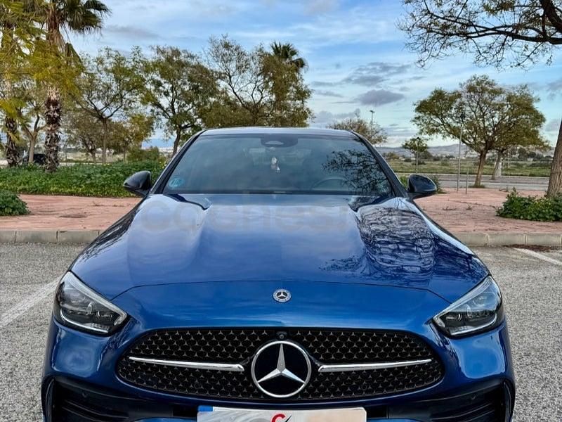 Usado Mercedes C200 204 CV (150 kW) 2022 Azul Berlina
