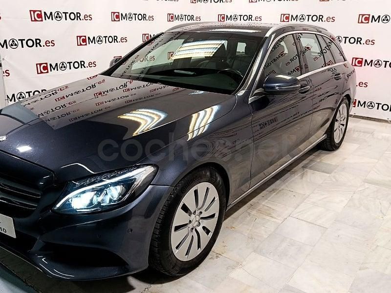 Usado Mercedes C350e 279 CV (205 kW) 2015 Gris / plata Familiar
