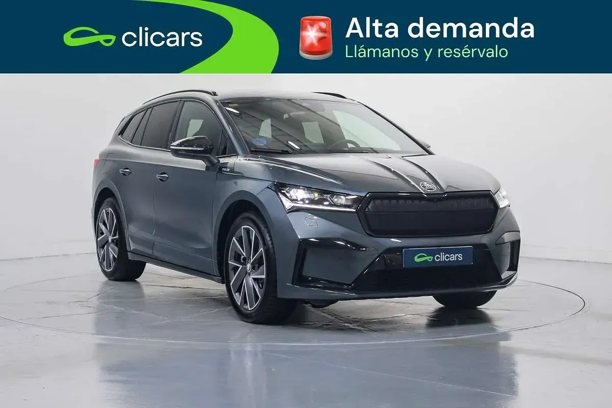 Usado Skoda Enyaq iV 150 kW (204 CV) 2021 Gris SUV
