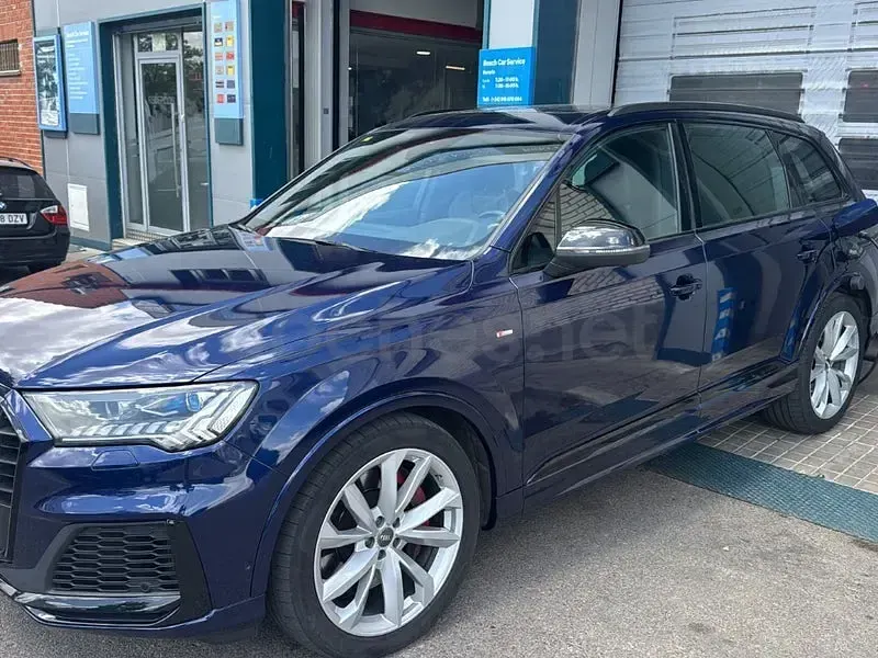 Usado Audi Q7 S-Line 456 CV (335 kW) 2020 Azul SUV