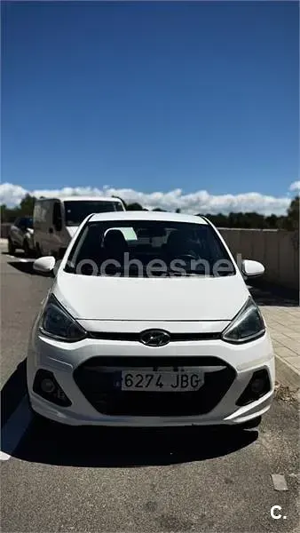 Usado Hyundai i10 66 CV (48 kW) 2014 Blanco Utilitario