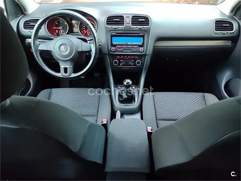 Usado VW Golf VI Advance 105 CV (77 kW) 2011 Negro Berlina