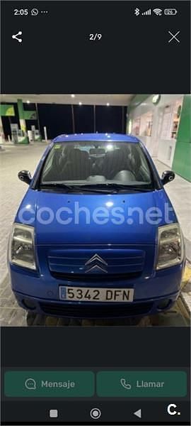 Usado Citroën C2 Furio 75 CV (55 kW) 2006 Azul Utilitario
