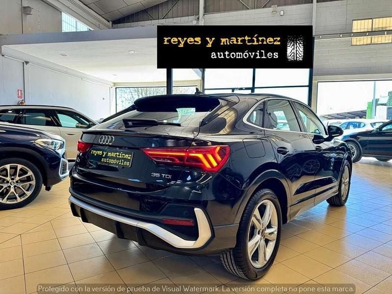 Usado Audi Q3 Sportback S-Line 150 CV (110 kW) 2021 Negro SUV