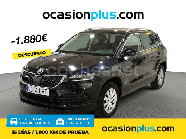 Negro Usado 2021 Skoda Karoq Ambition SUV | 20.690 € (Precio justo) - Imagen 1/4