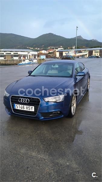 Azul Usado 2013 Audi A5 Sportback Utilitario | 16.100 € (Un poco caro) - Imagen 1/4