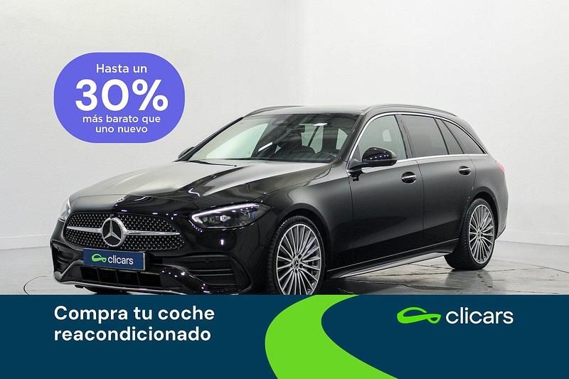Negro Usado 2021 Mercedes C220 Familiar | 37.490 € (Precio justo) - Imagen 1/4