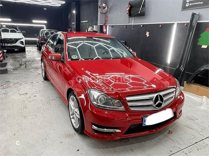 Rojo Usado 2012 Mercedes C220 Elegance Berlina | 11.500 € (Precio justo) - Imagen 1/4